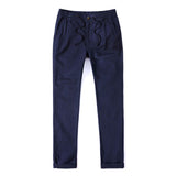 MK 2017 Spring Summer Men's Pants Fashion Solid Color Gray Blue Drawstring Trousers Male Cargo Joggers Pants