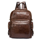 WESTAL Leather Backpack Brand Men's Travel Bags Luggage School Bag Men Bag Genuine Leather Men Backpack Fashion Man Backpacks