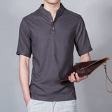 Men's Linen T-shirts 2017 Summer New Mens Brand Shirts For Men Casual Solid Short Sleeve Shirt Jerseys Tee Tshirt Male Tops Boys
