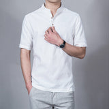 Men's Linen T-shirts 2017 Summer New Mens Brand Shirts For Men Casual Solid Short Sleeve Shirt Jerseys Tee Tshirt Male Tops Boys
