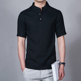 Men's Linen T-shirts 2017 Summer New Mens Brand Shirts For Men Casual Solid Short Sleeve Shirt Jerseys Tee Tshirt Male Tops Boys