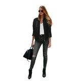 2016 Fashion Winter Flight 3Colors Jacket Ladies Women Coat Clothes Zipper Coat Women Cloths Chaquetas Mujer #SIW