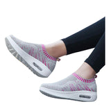 HEE GRAND Women Creppers Breathable Mesh Casual Shoes Woman Platform Swing Flats XWC1193