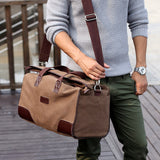 New Arrival Large capacity canvas one shoulder handbag, multi-functional travelling bag big canvas folding luggage bag