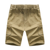 New 2017 Men's Summer Casual Work Cargo Shorts Men Straight Shorts Male Fashion Cotton Streetwear 3/4 Short Pants Plus Size 5XL