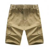 New 2017 Men's Summer Casual Work Cargo Shorts Men Straight Shorts Male Fashion Cotton Streetwear 3/4 Short Pants Plus Size 5XL