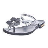 HEE GRAND Women Flip Flops Slides 2 Wearing Style Lady's Bohemia Style Fashion Thong Flower Solid Beach Shoes Woman XWZ2293