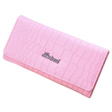 2017 New fashion Women Wallets Stone female cards holders Candy colors PU wallet coin purses girl Long Wallet lady wallets drop