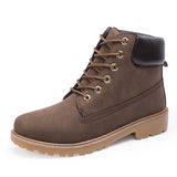Merkmak 2017 New Women Boots Fashion Zapatos Mujer Ankle Boots for Women Round Toe Shoes Woman Snow Boots Martin Boots Big Size