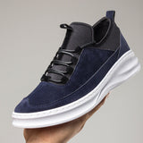 2017 Luxury Brand Men Shoes Men Casual Shoes Mens Shoes Breathable High Top Chaussure Homme Man Platform Shoes High Quality