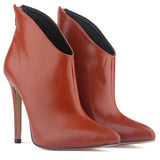 Merkmak Bottes Femmes 2016 Autumn Female Zippler Boots Plus Size High Heels Womens Ankle Boots Woman Pumps Sexy Lady Shoes