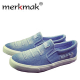 Dropshipping Men Canvas Shoes Slip On Men Loafers for Mens Driving Shoes Fashion Unique Worn-off Design Men Flat Shoes