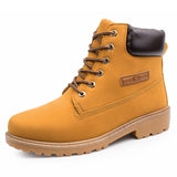 Merkmak 2017 Shoes Men Fashion Casual High Top British Style Ankle Men Boots PU Leather Breathable Autumn Winter Shoes For Men