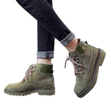 HEE GRAND Pigskin Leather British Style Women Fashion Motorcycle Boots Ankle Boots with Five Colors Women Winter Shoes XWX6122