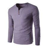 Mens Long Sleeve T-Shirts 2017 Autumn Fashion Pullover Luxury Men V Neck Cotton T Shirt Male Slim Casual Solid Top Tee Plu Size