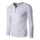 Mens Long Sleeve T-Shirts 2017 Autumn Fashion Pullover Luxury Men V Neck Cotton T Shirt Male Slim Casual Solid Top Tee Plu Size