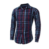 Men Shirt 2017 Spring Autumn New Brand Business Social Men's Slim Fit Dress shirt Male Long Sleeve Casual Shirt camisa masculina