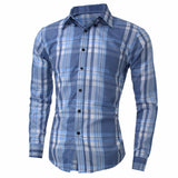 Men Shirt 2017 Spring Autumn New Brand Business Social Men's Slim Fit Dress shirt Male Long Sleeve Casual Shirt camisa masculina