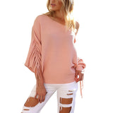 New Loose Garments Sleeves Can Be Short-sleeved  Tops Ladies Sweaters Autumn And Winter Fashion Casual