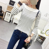 New Arrival Women Casual Knitted Pullovers Sweaters Top Women Winter Clothes Autumn Striped Crochet Sweaters Fashion